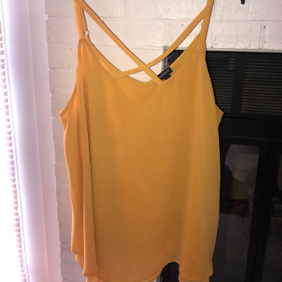 Women’s yellow tank top - Picture 1 of 2